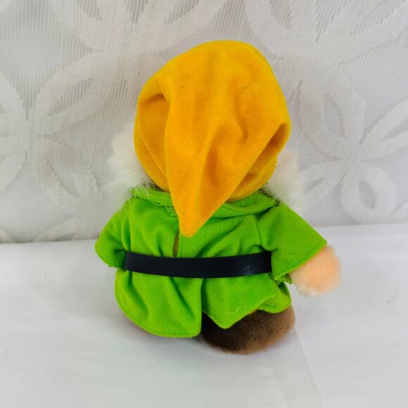 Vintage Disneyland Sleepy Plush Snow White & Seven Dwarfs Disney Stuffed 7" - Picture 4 of 5